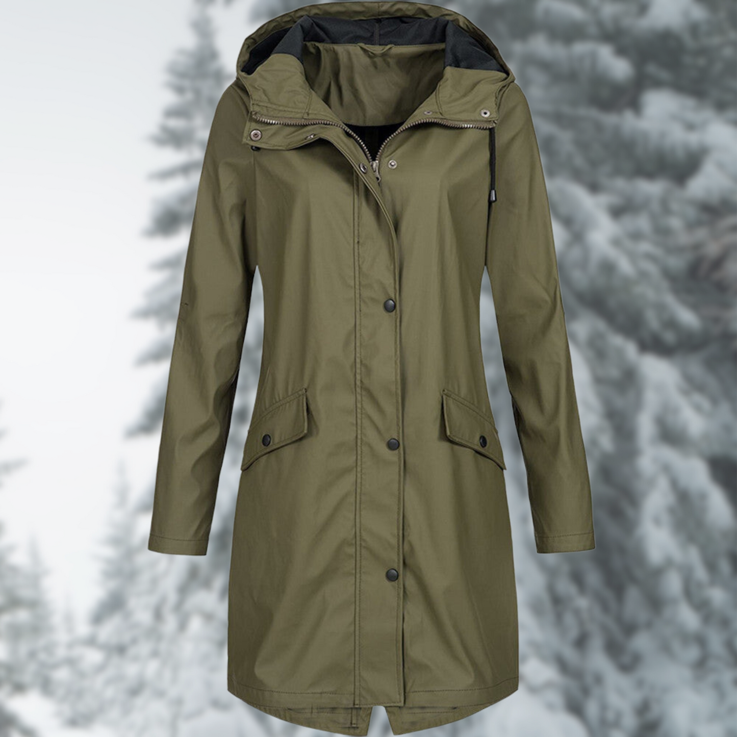 Luxe Waterproof Rain Jacket | Stylish and Functional 2