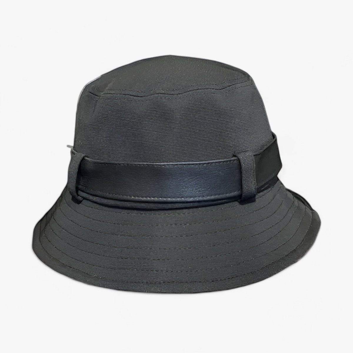 Luxe Women's Black Bucket Hat | High-Quality Fabric, Stylish Accessory 0