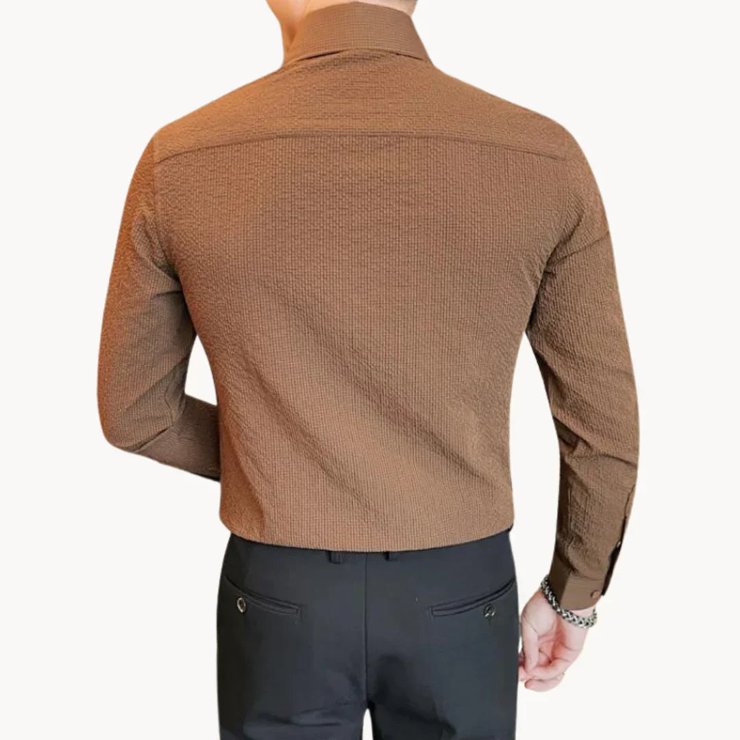 Luxe Women's Blouse | Structured Fabric, Slim Fit 3