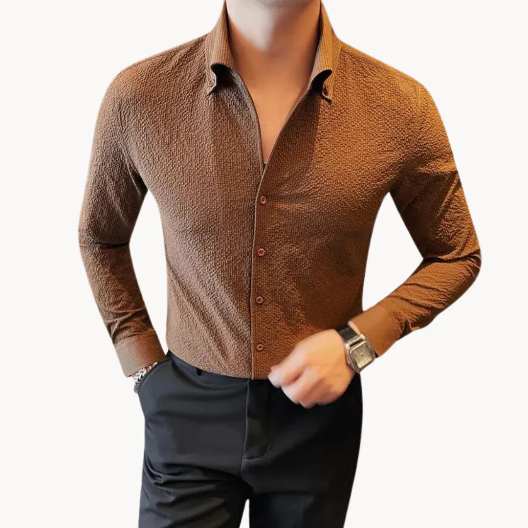 Luxe Women's Blouse | Structured Fabric, Slim Fit 5