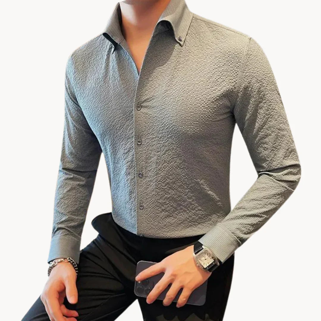 Luxe Women's Blouse | Structured Fabric, Slim Fit 7
