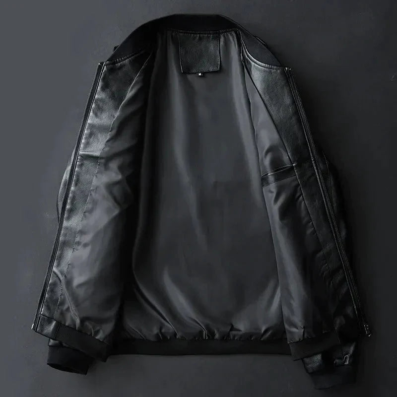 Luxe Women’s Leather Jacket | Premium PU, Classic Design 1