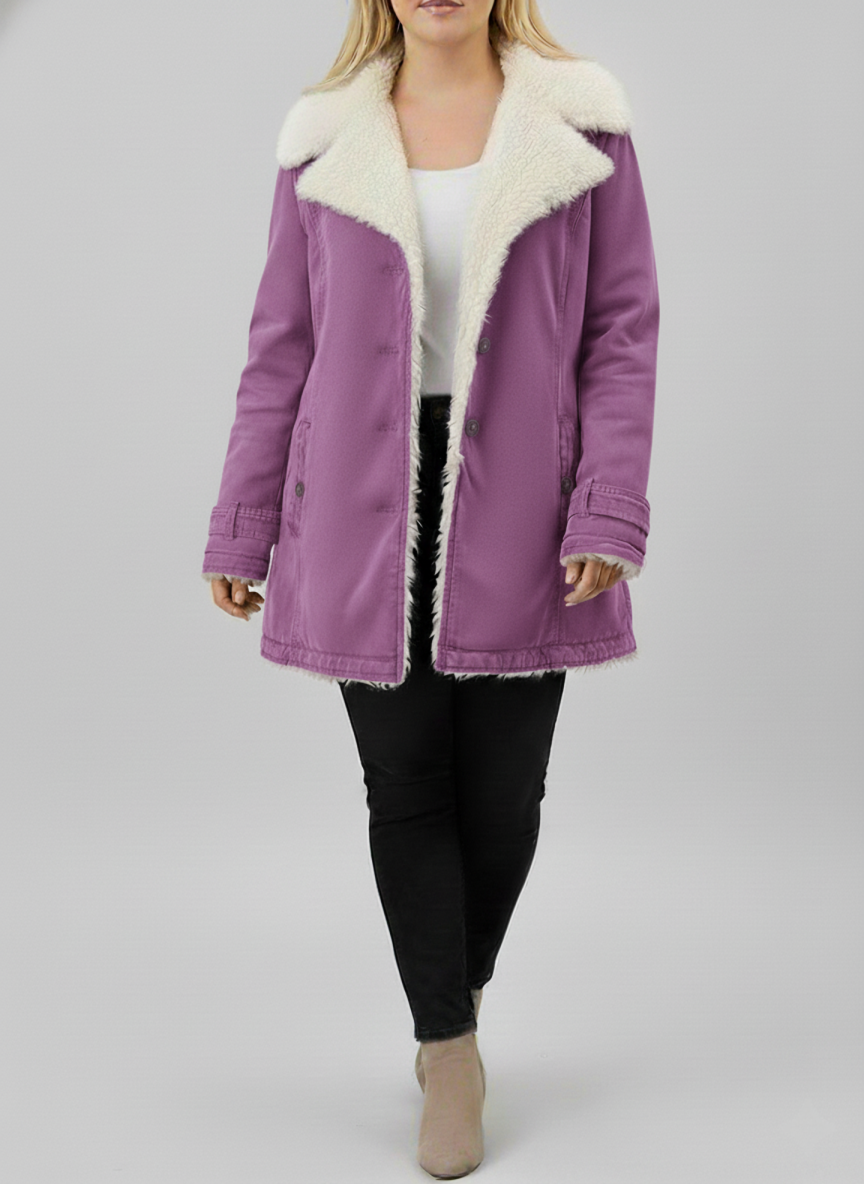 Luxe Women's Winter Jacket | Sherpa Lined, Plus Size 7