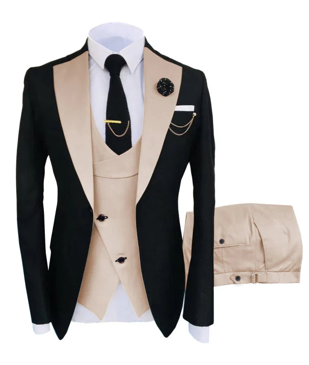 Luxury 3-Piece Men's Suit | Elegant Cut for Weddings and Formal Events 2