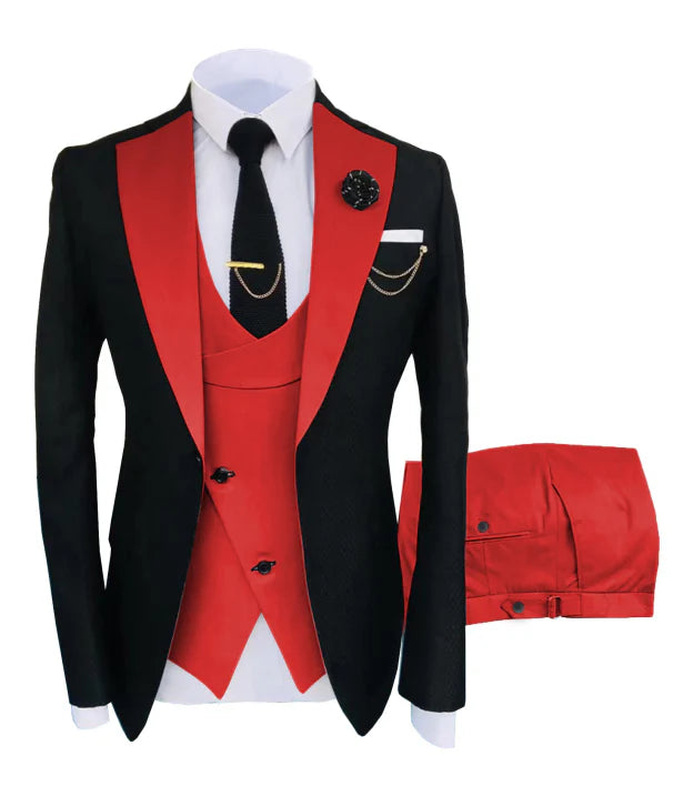 Luxury 3-Piece Men's Suit | Elegant Cut for Weddings and Formal Events 4