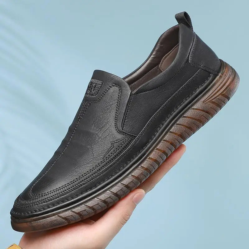 Luxury Loafers Men's Shoes | Handmade, Comfortable PU Leather 1
