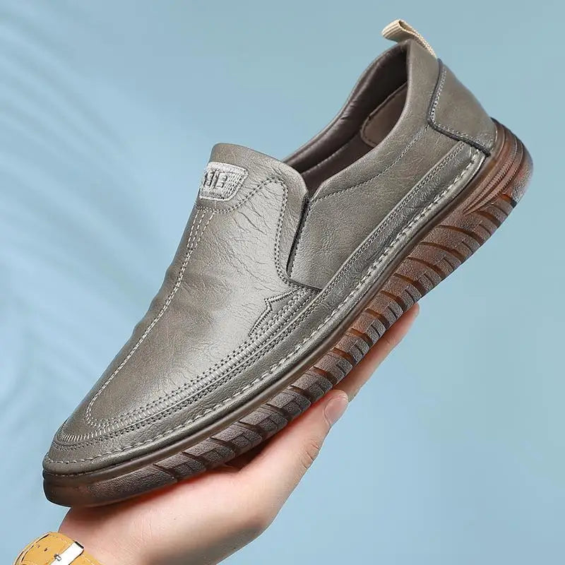 Luxury Loafers Men's Shoes | Handmade, Comfortable PU Leather 5