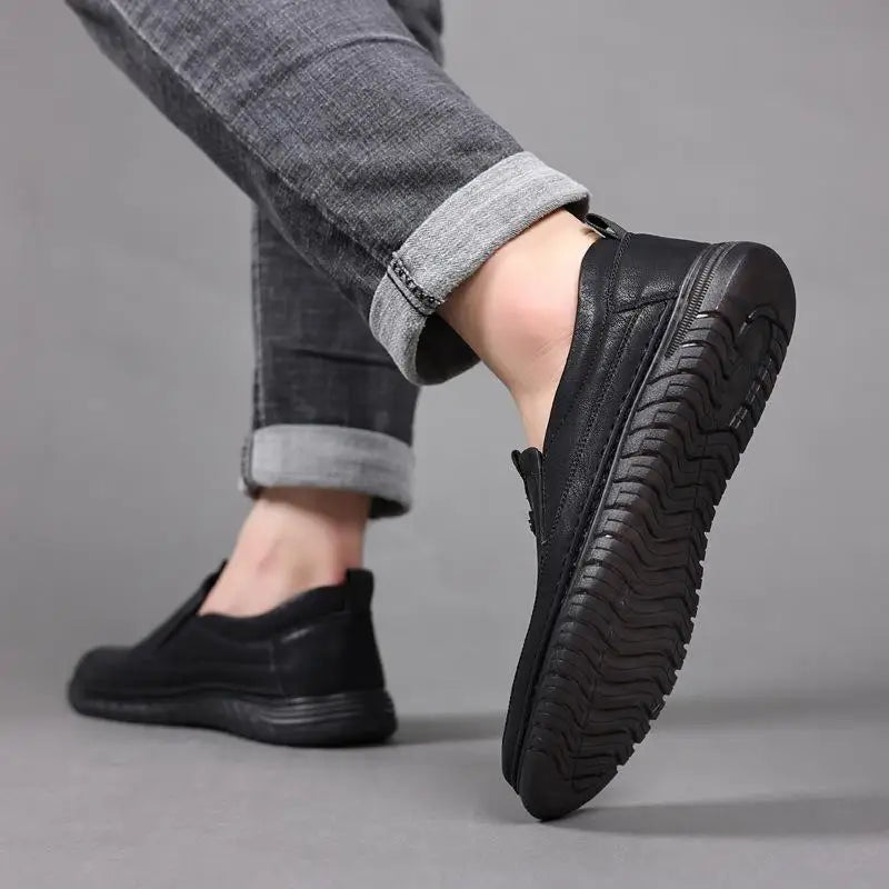 Luxury Loafers Men's Shoes | Handmade, Comfortable PU Leather 7