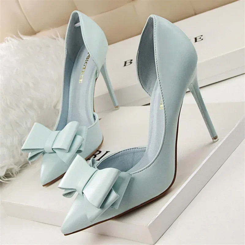 MAELLE | Chic pumps with bow detail and pointed toe 4