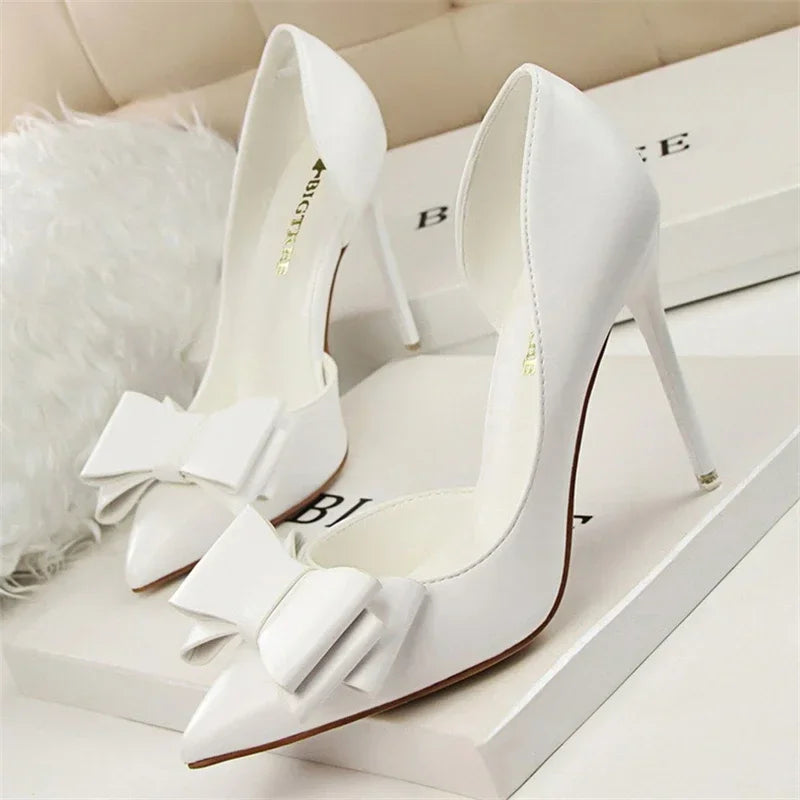 MAELLE | Chic pumps with bow detail and pointed toe 8