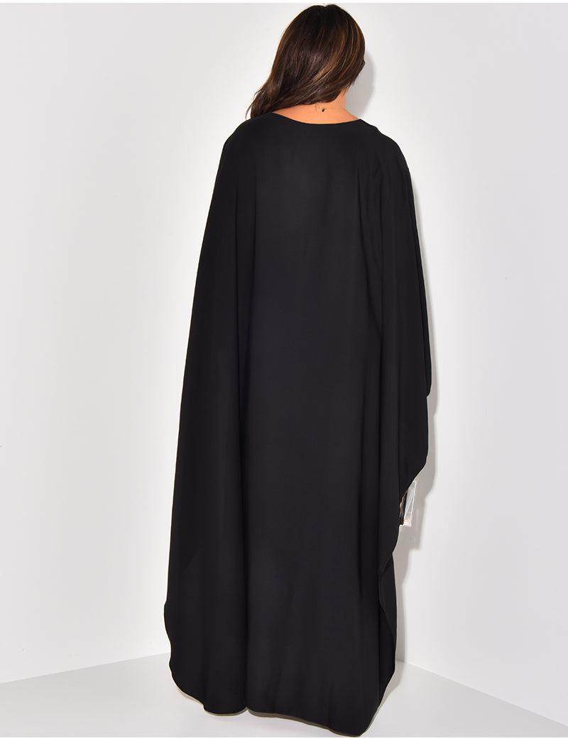 MARÉLIA | Cape dress with flowing fit and adjustable waist 2