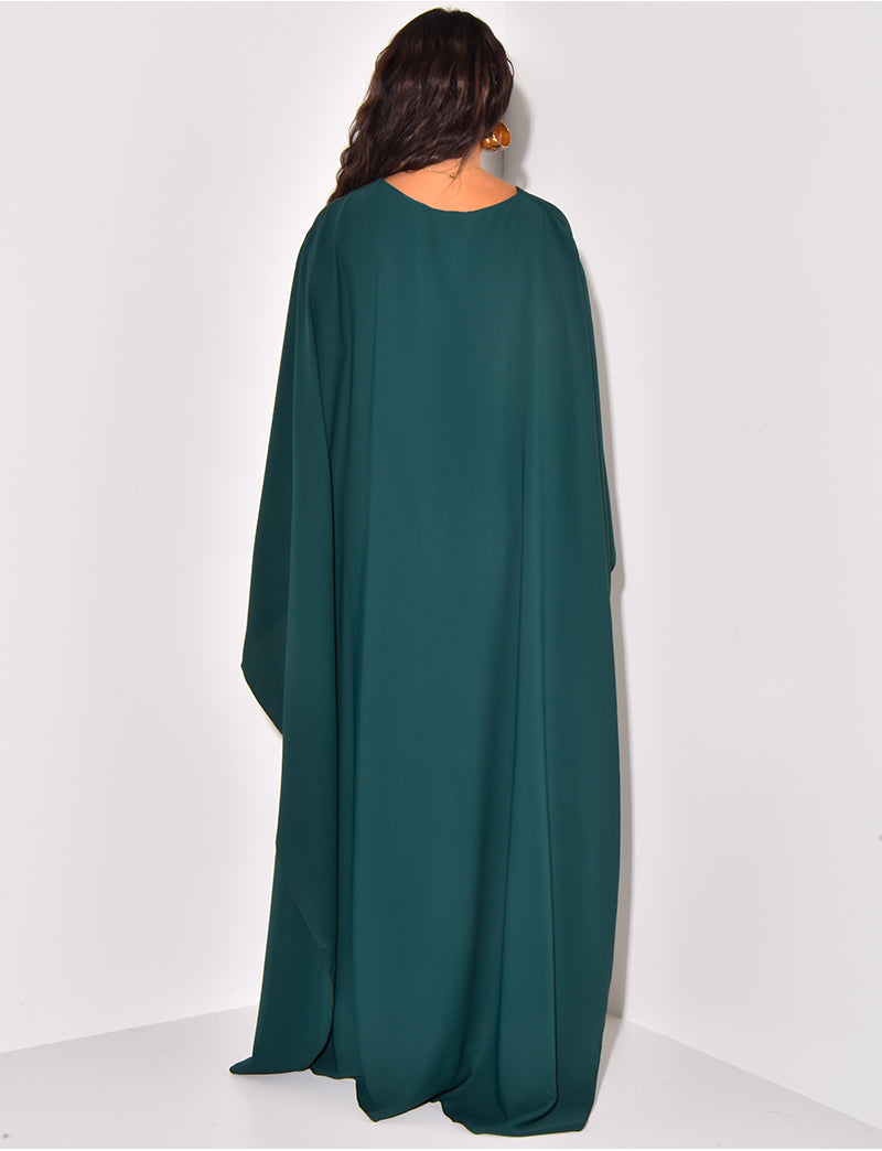 MARÉLIA | Cape dress with flowing fit and adjustable waist 5