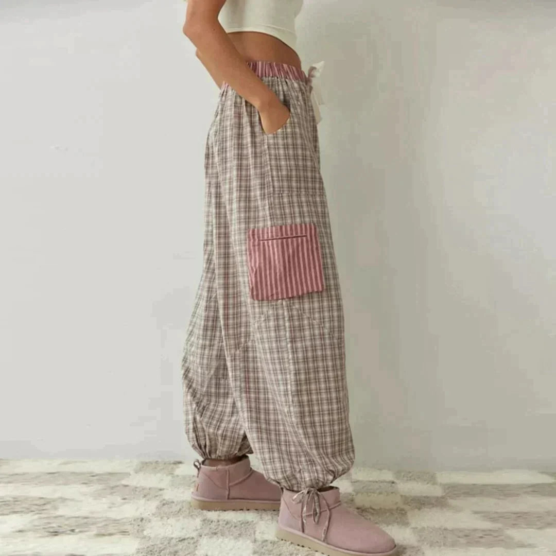 MARILU | Long-Sleeved Checked Pyjama Set 4