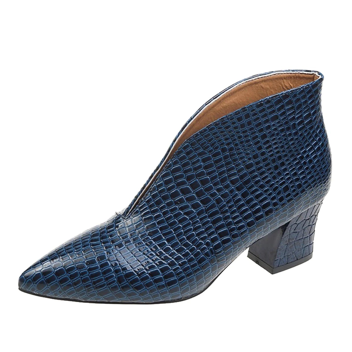 MAUREEN | Elegant ankle boots with high block heel 2