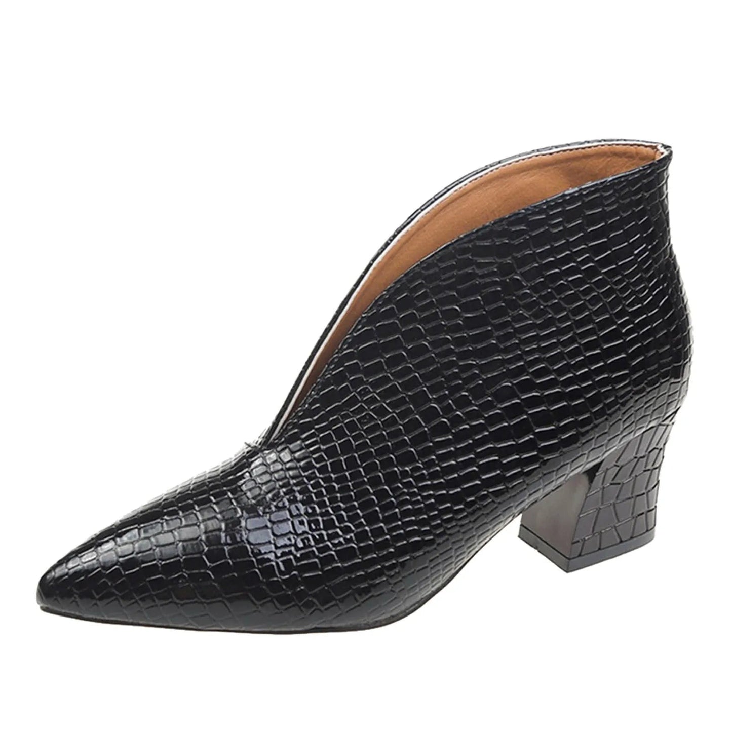 MAUREEN | Elegant ankle boots with high block heel 3