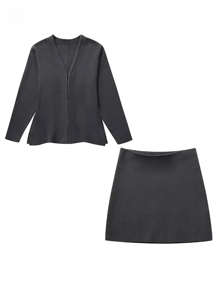 MIREILLE – Chic Blazer & Skirt Set for a Confident Look 0