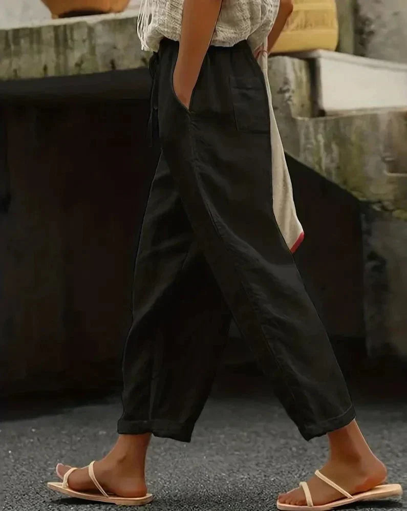 MIRENA | Lightweight Fabric Trousers for Everyday Comfort 3
