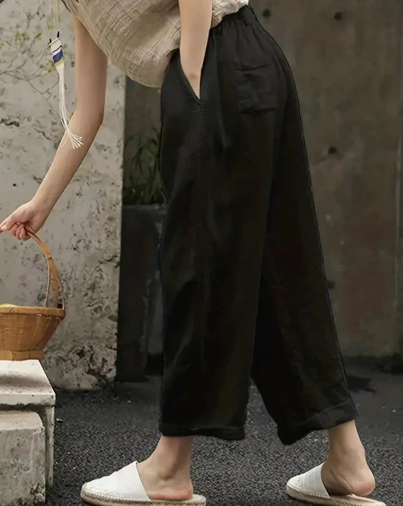 MIRENA | Lightweight Fabric Trousers for Everyday Comfort 4