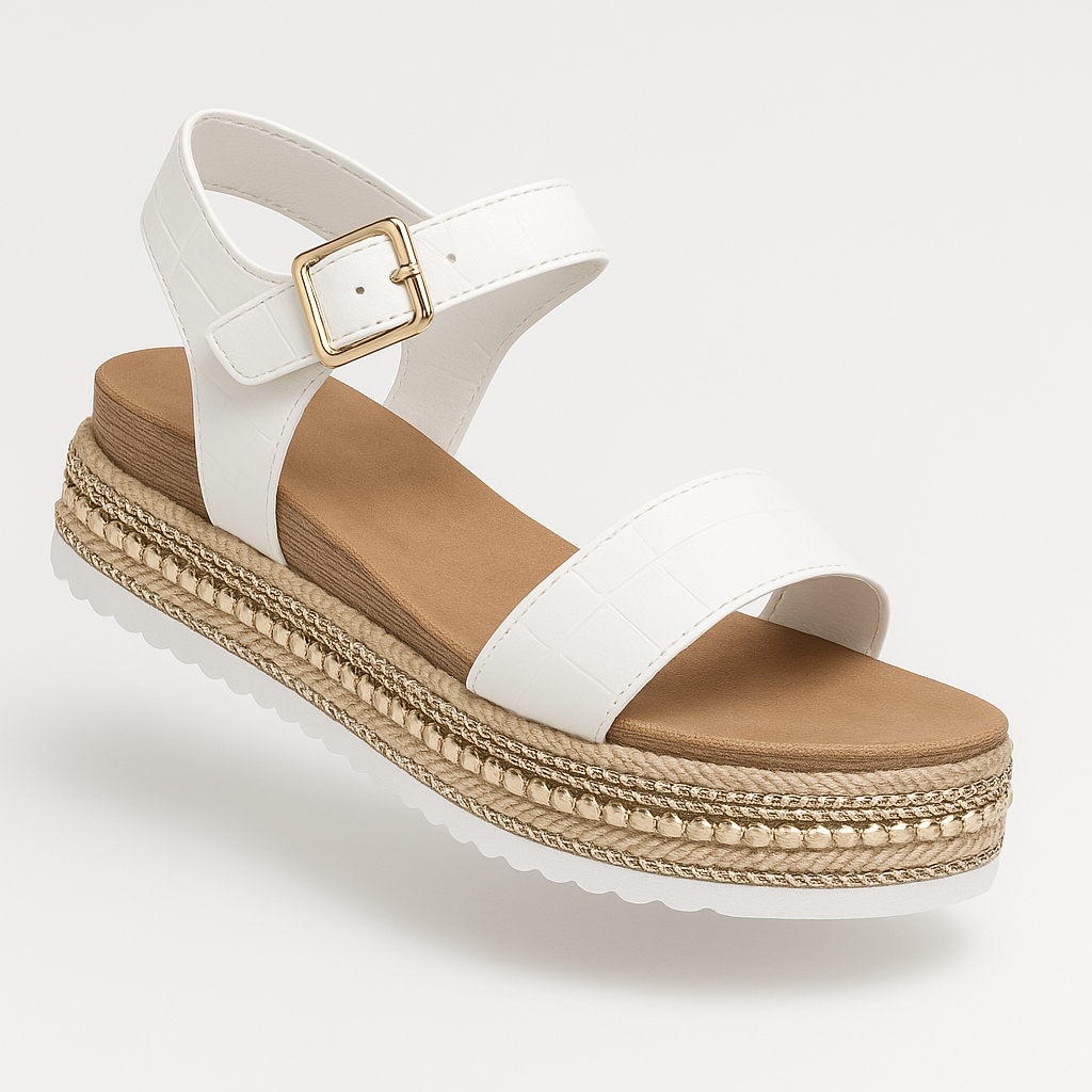 Maelis | Comfortable Ankle Strap Sandals with Platform Sole 1