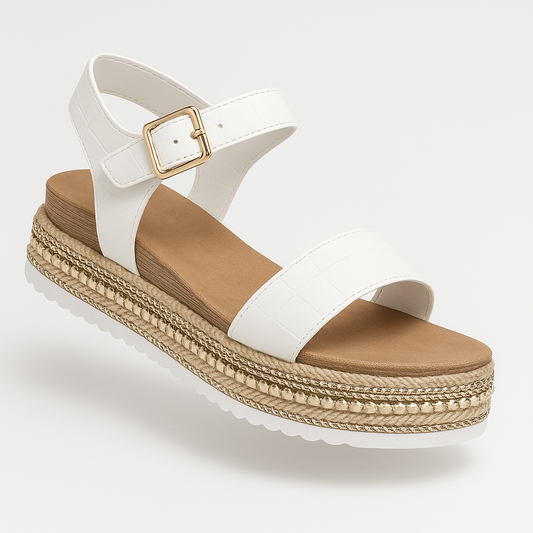 Maelis | Comfortable Ankle Strap Sandals with Platform Sole 1