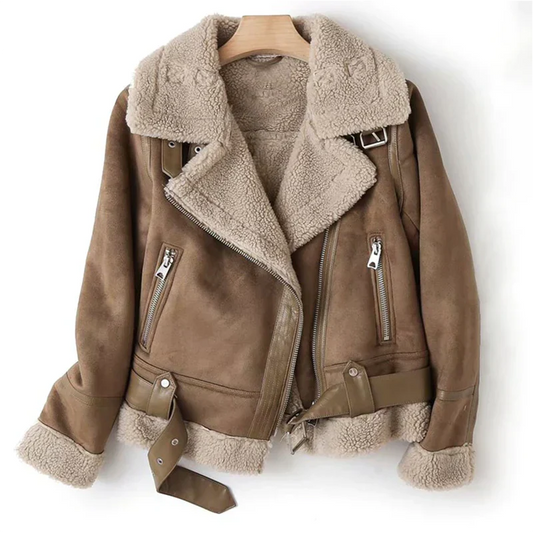 Mara Women's Jacket | Cozy Sherpa Lining, Stylish Design 0