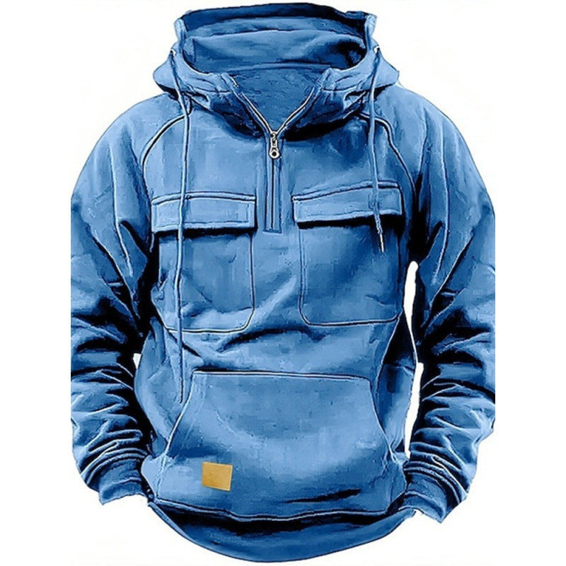 Max Men's Functional Hoodie | Soft Fabric, Practical Pockets 7