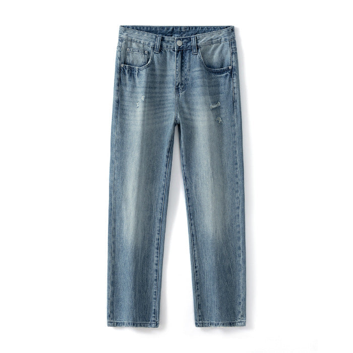 Max Men's Relaxed Jeans | Modern Destroyed Look 0