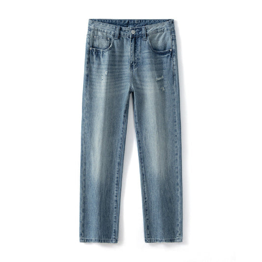 Max Men's Relaxed Jeans | Modern Destroyed Look 0