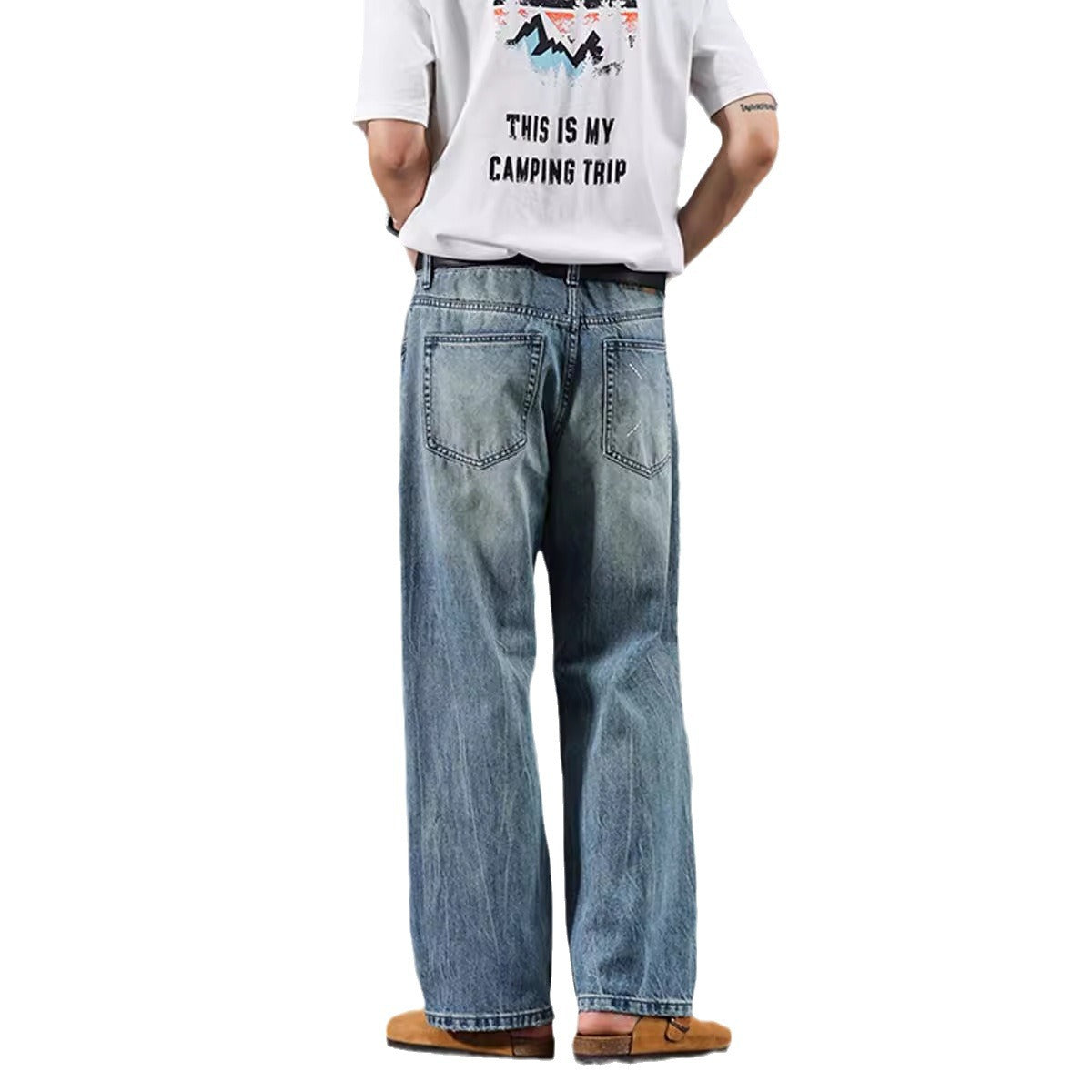 Max Men's Relaxed Jeans | Modern Destroyed Look 5