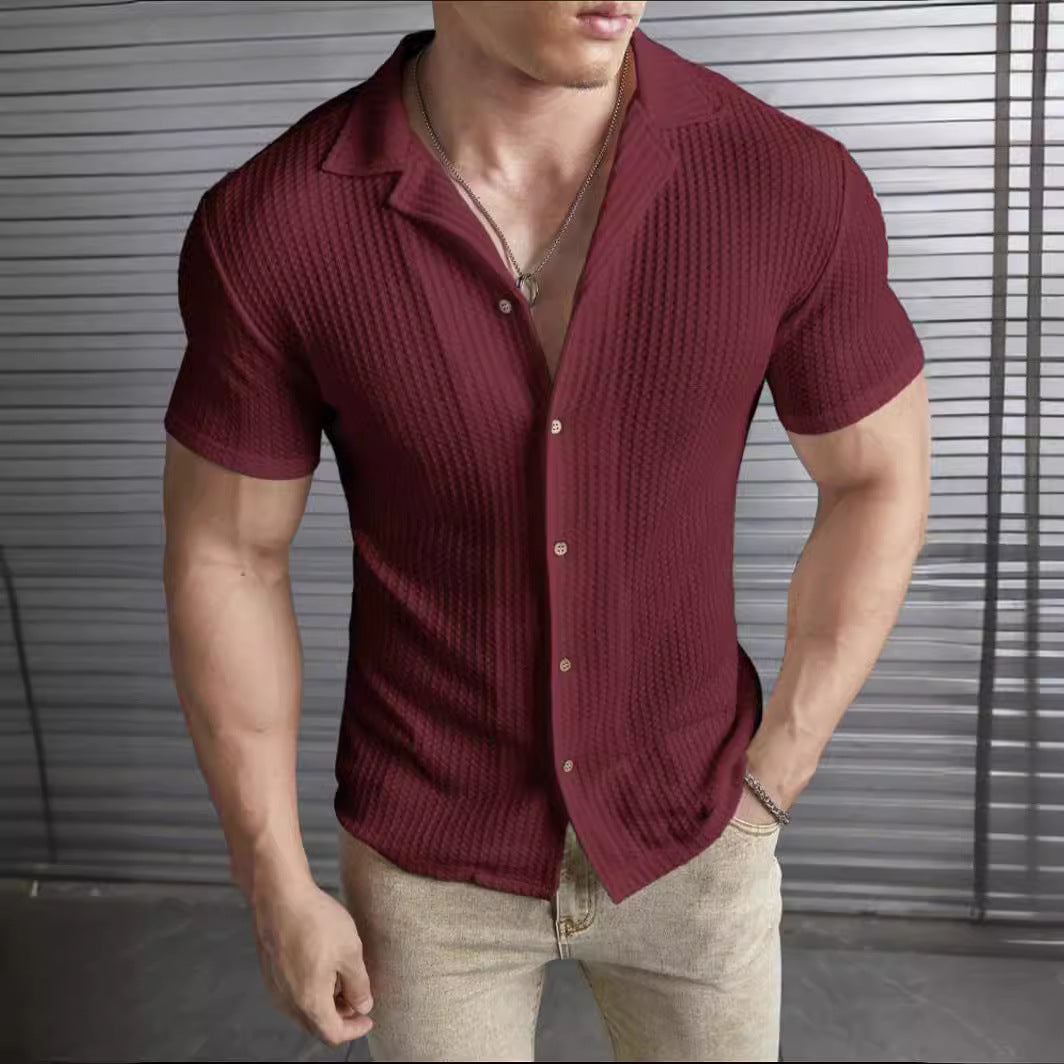 Max Men's Short Sleeve Shirt | Structured Cotton Blend 3