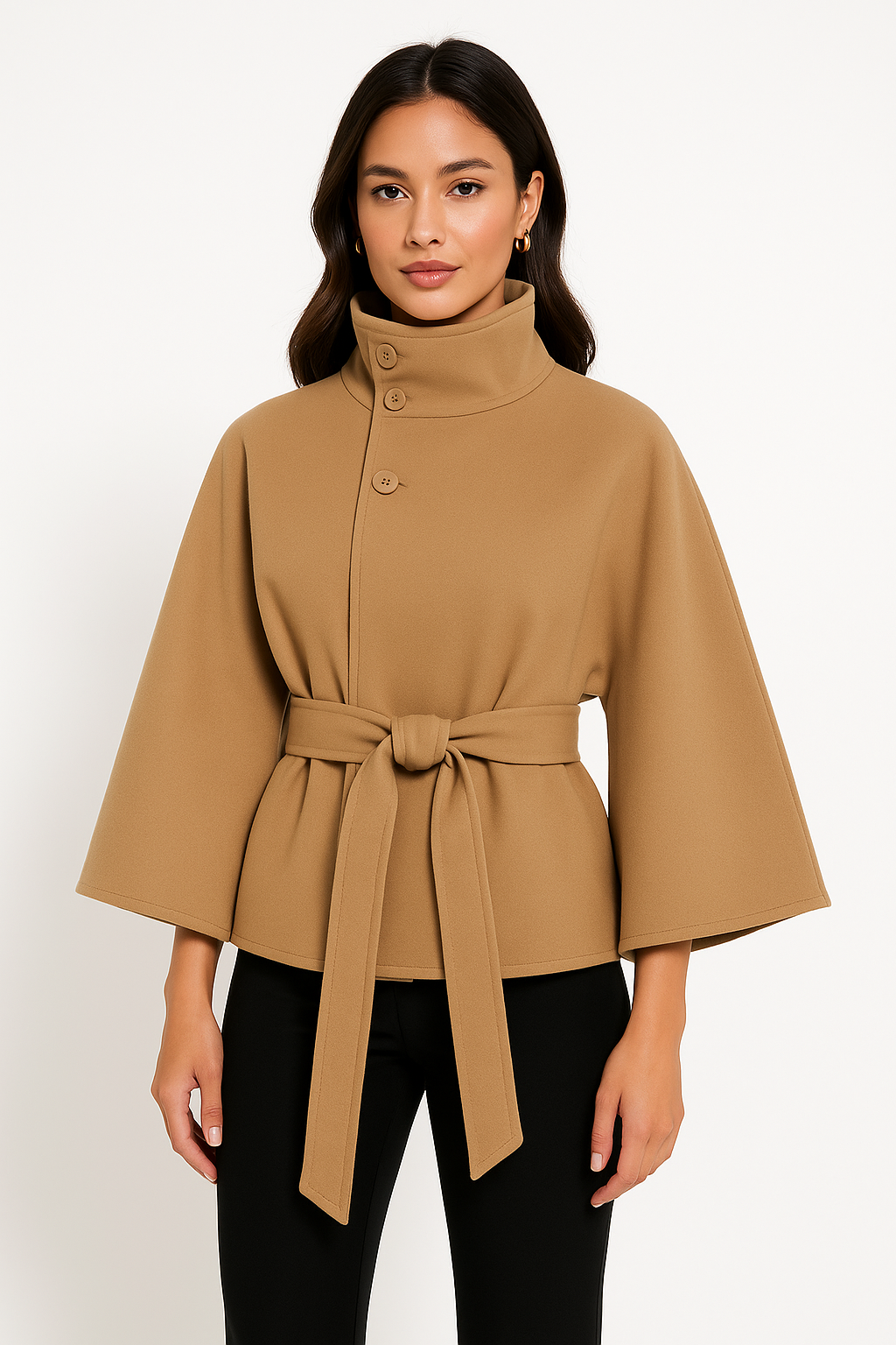 Maya Women's Cape Jacket | Elegant Design 2