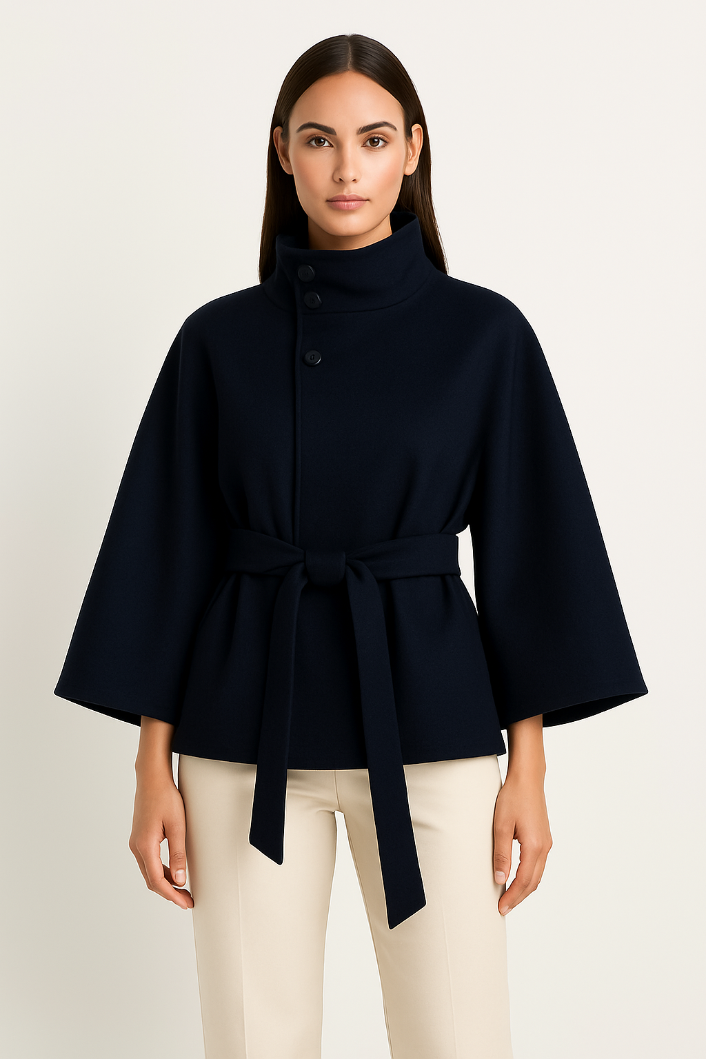Maya Women's Cape Jacket | Elegant Design 7
