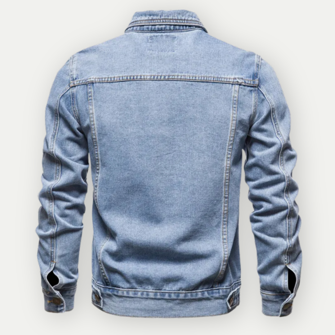 Men's Denim Jacket | Premium Indigo Wash, Timeless Style 1