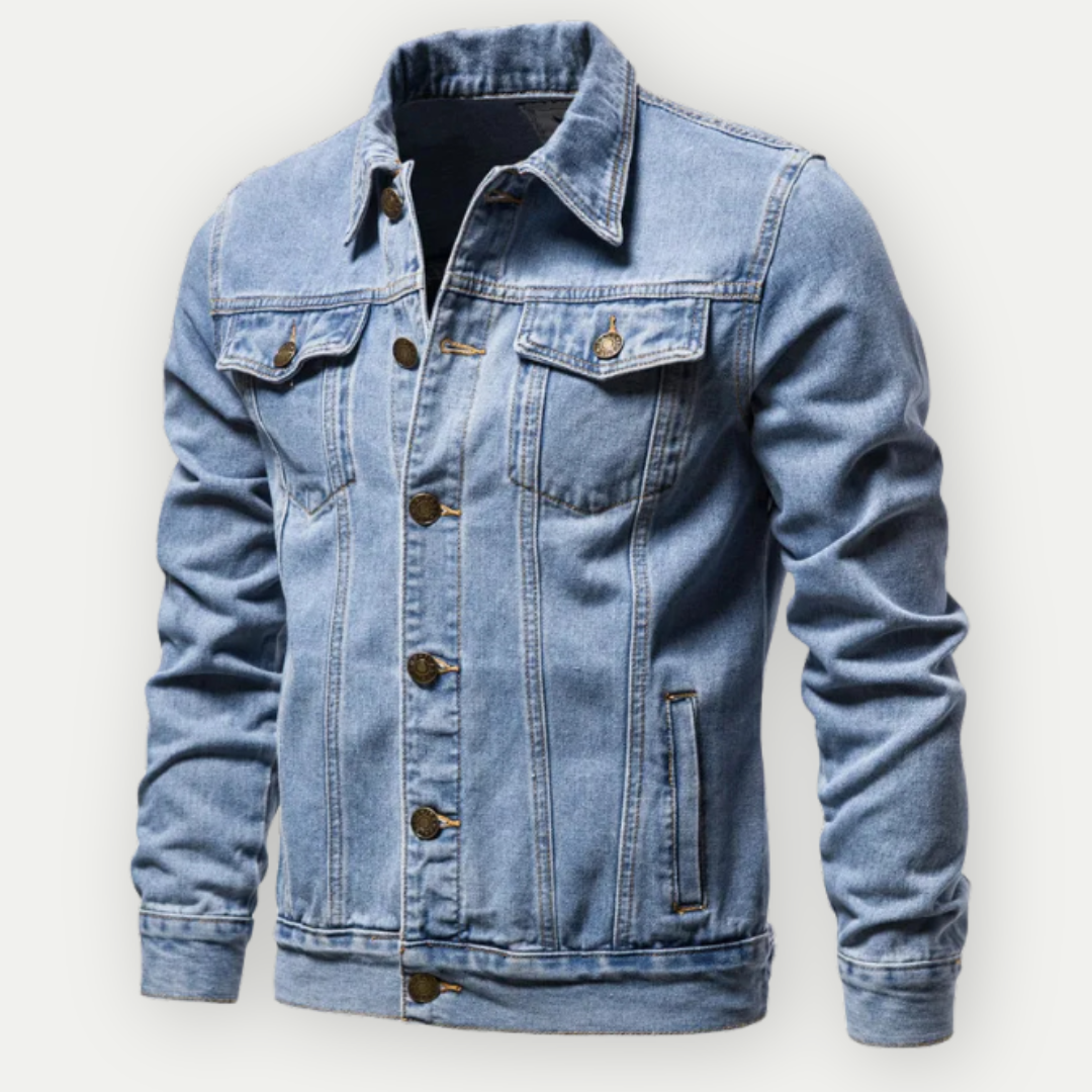 Men's Denim Jacket | Premium Indigo Wash, Timeless Style 3