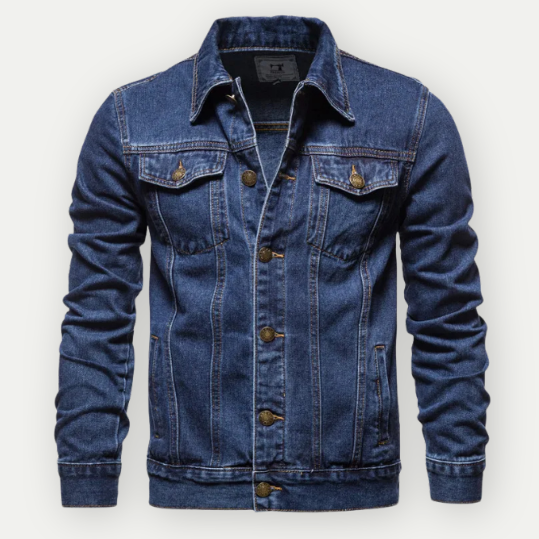 Men's Denim Jacket | Premium Indigo Wash, Timeless Style 4