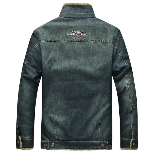 Men's Denim Jacket | Premium Wool Blend, Stylish & Warm 1