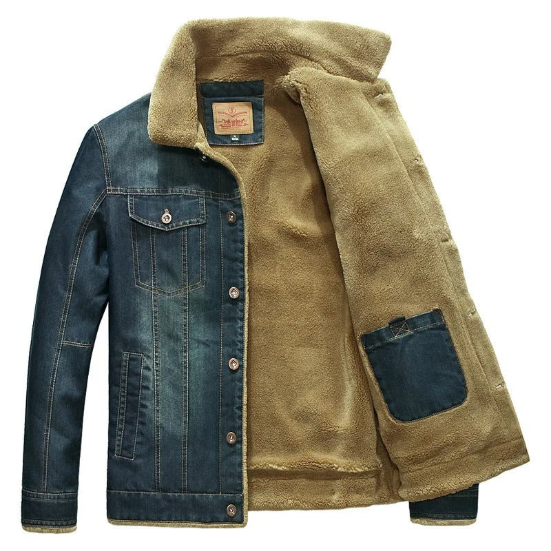 Men's Denim Jacket | Premium Wool Blend, Stylish & Warm 2