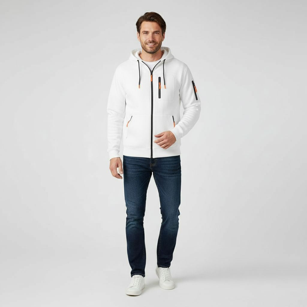 Men's Hoodie | Breathable Cotton Blend, Practical Pockets 1