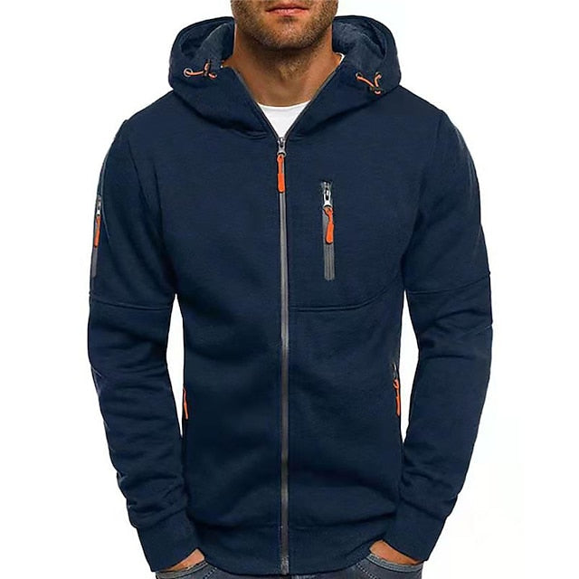 Men's Hoodie | Breathable Cotton Blend, Practical Pockets 8