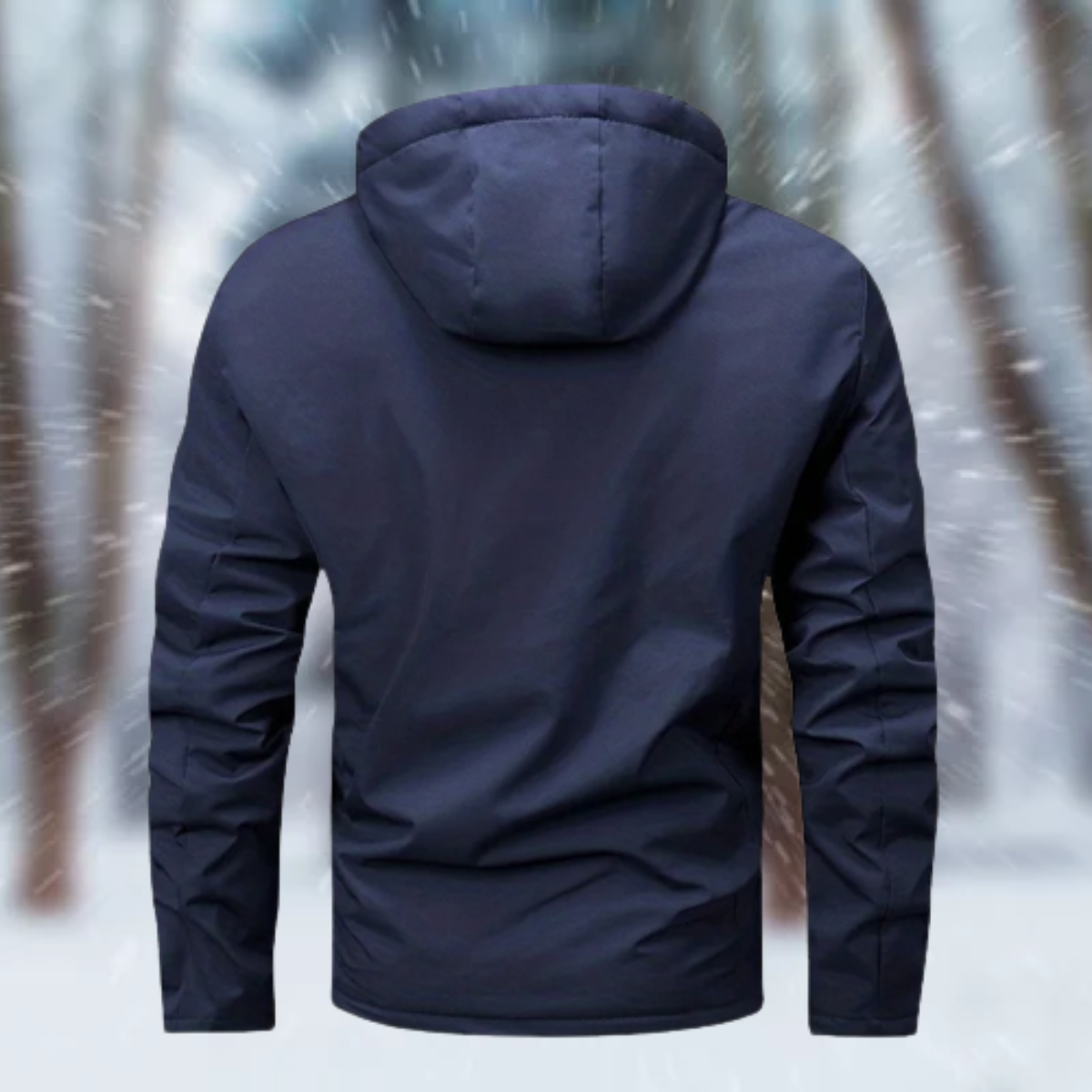 Men's Rain Jacket With Hood | Waterproof Acetate Cashmere Blend 7