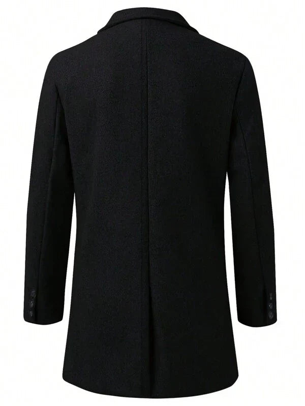 Men's Trench Coat | Brown, Relaxed Fit for Autumn and Winter 3