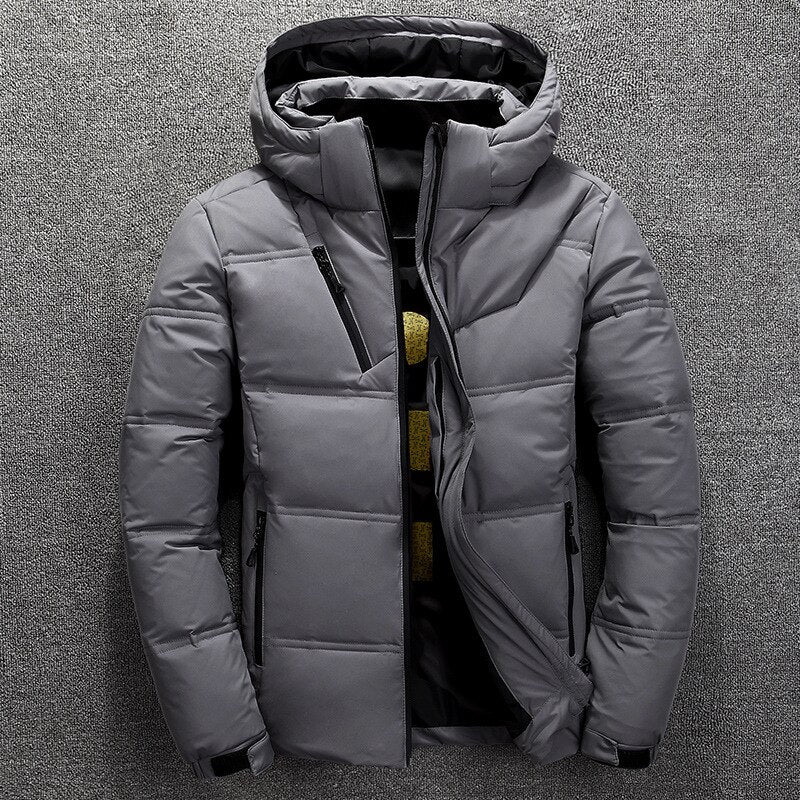 Men's Winter Jacket | High-Quality Polyester, Removable Hood 3