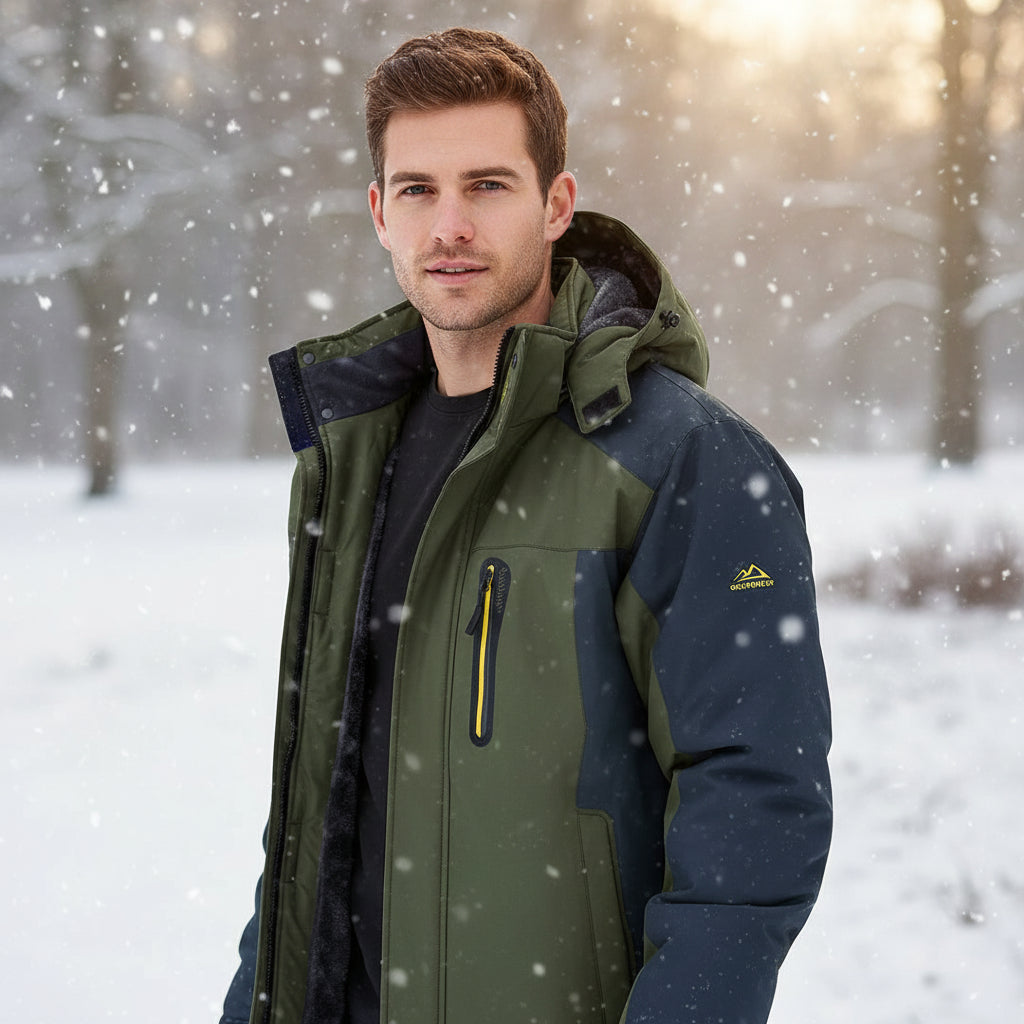 Men's Winter Jacket | Outdoor Jacket | Waterproof & Windproof | Winter Essentials | Padded Interior 0