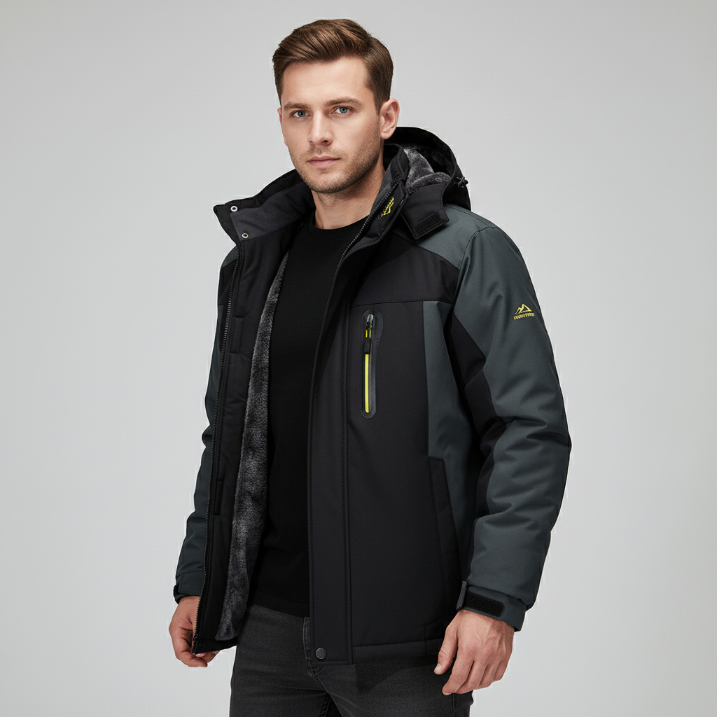 Men's Winter Jacket | Outdoor Jacket | Waterproof & Windproof | Winter Essentials | Padded Interior 2