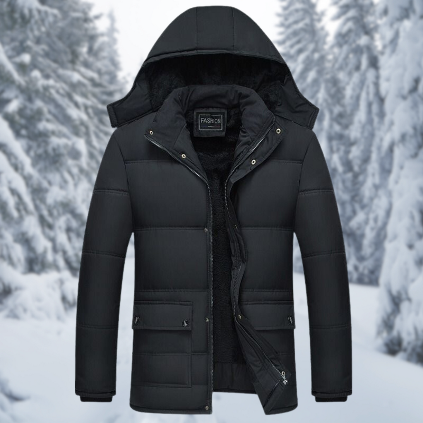 Men's Winter Jacket | Premium Lined Comfort 0