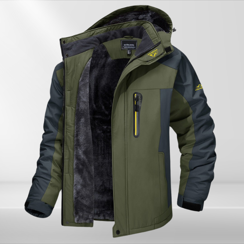 Men's Winter Jacket | Waterproof Outer Fabric, Warm Fleece 0
