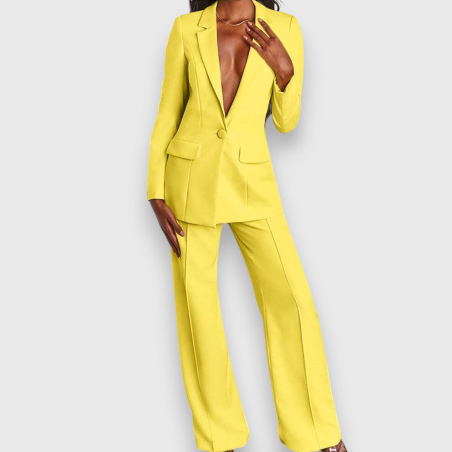 Mila Women's Set | Elegant Blazer and Trousers, Comfortable and Chic 10