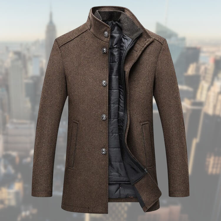 Milan Men's Coat | Premium Fabrics, Timeless Design 0
