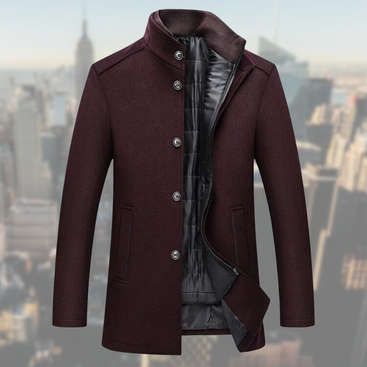 Milan Men's Coat | Premium Fabrics, Timeless Design 3