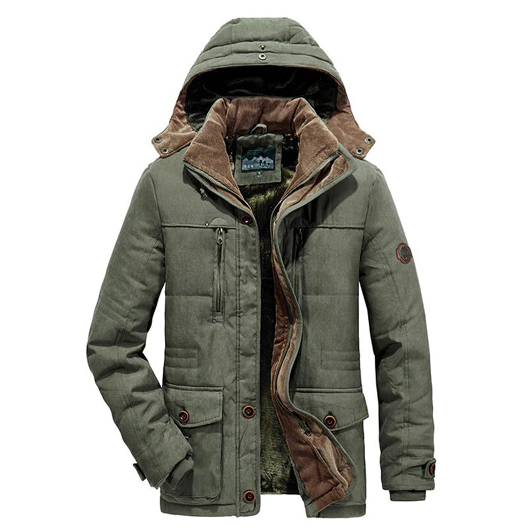 Milan Men's Winter Jacket | Warm Fleece Lining, Rugged Design 0